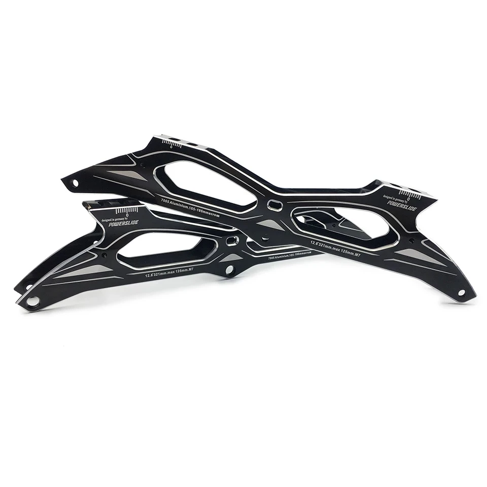 1 زوج سرعة إطار تزلج مع عجلات 3x125 مللي متر حذاء تزلج بعجلات قاعدة 165-195 مللي متر الألومنيوم إطار مسطح 321 مللي متر عجلة هيكل التزلج