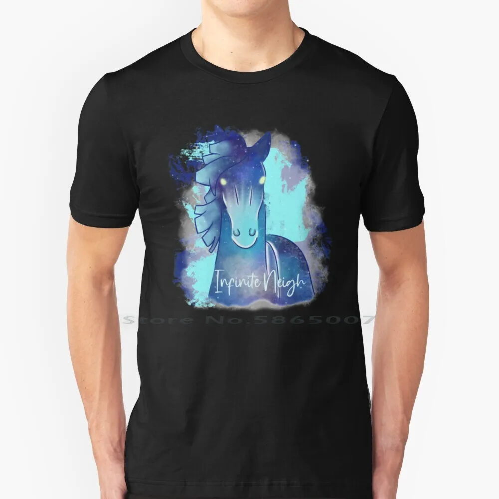 Infinite Neigh T Shirt 100% Cotton Starhorse Star Horse Destiny 2 Xur Bungie Anniversary Dares Of Celestial Huff Stars Galaxy