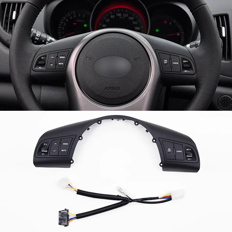 ل 2009-2017 كيا فورتي الروح عجلة القيادة زر تعديل حجم السرعة