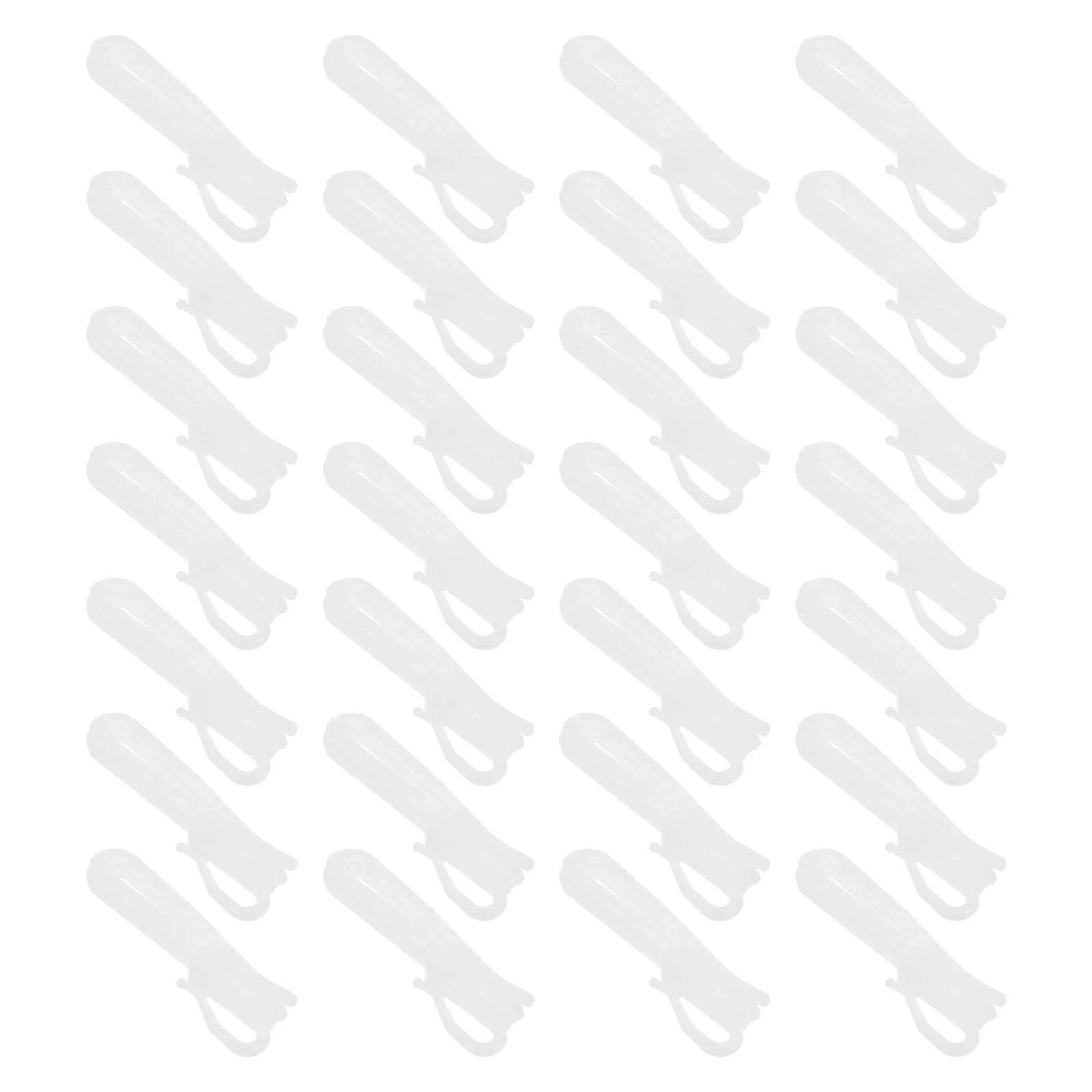 300Pcs Curtain Adjustable Hook Plastic Wear Resistant Curtain Decorative Hooks for Daily Replacement Use Hooks