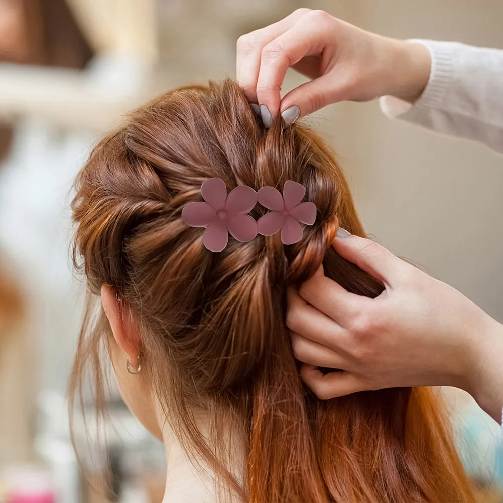 

Набор из 6 цветочных заколок для волос для женщин: элегантные невидимки с нескользящим захватом для свадьбы, торжеств и повседневного использования, инструмент для укладки