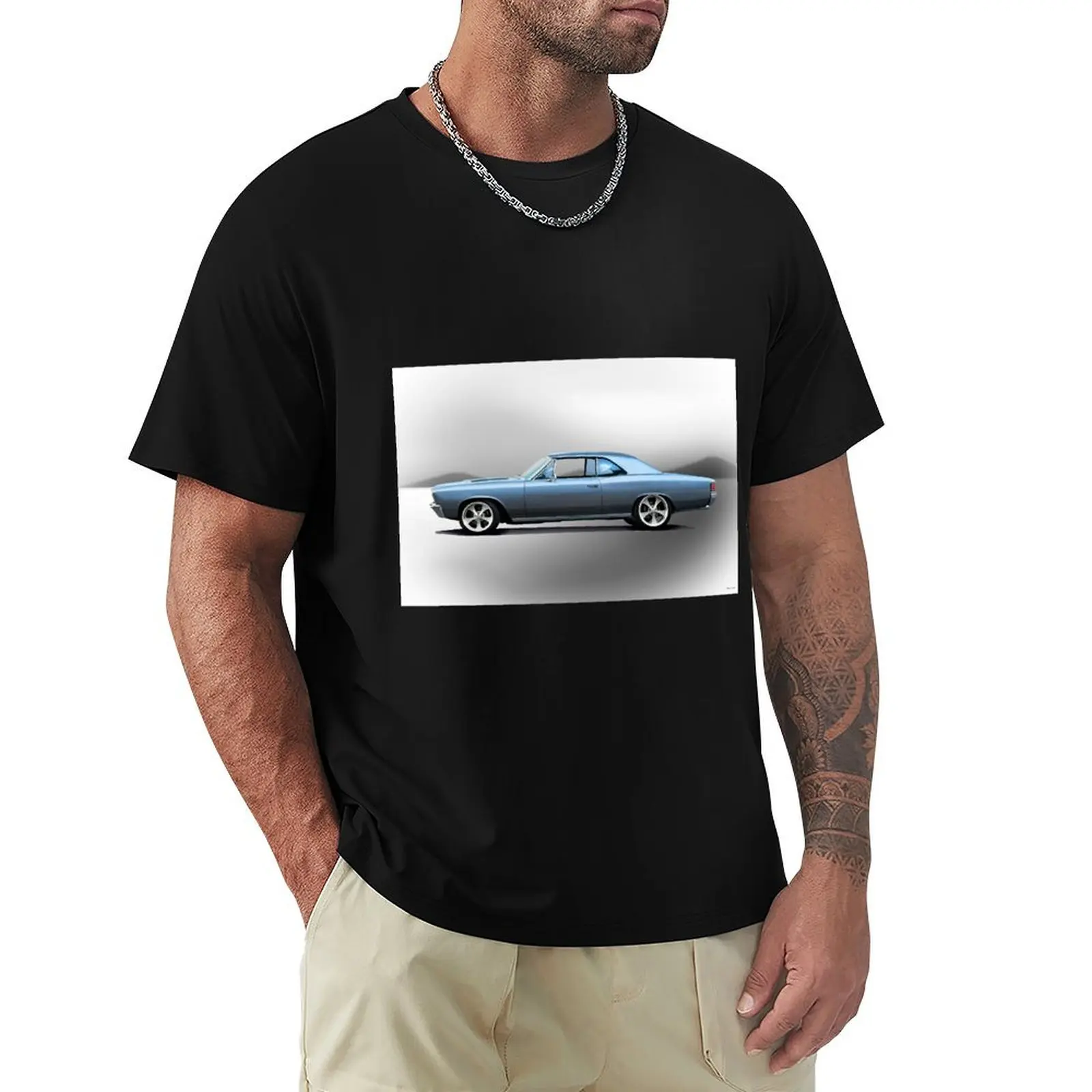 Mid-Sixties Muscle T-Shirt Holiday Party T-Shirt for Men
