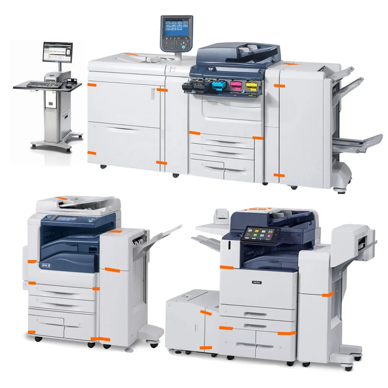 Impresora de Producción Xerox Reacondicionada X&O, Impresora a Color para Versant 80 180 280 2100 C60 C70 C75 J75 Primelink C9065 C9070