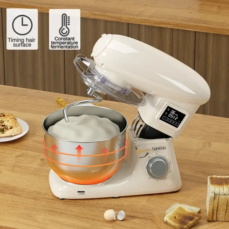 Chef machine household small dough mixer multi-functional dough kneading machine fully automatic fermentation dough mixer