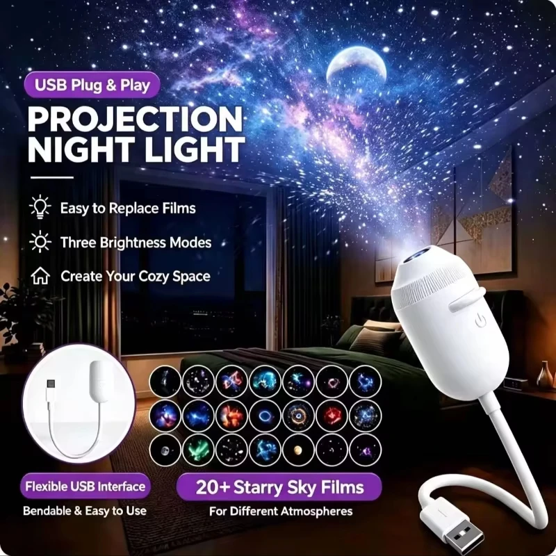 novo-projetor-de-luz-noturna-inteligente-hd-com-efeito-de-ceu-estrelado-usb-plug-and-play-360-°-lampada-de-atmosfera-galactica-ajustavel-para-interior-de-carro-e-quarto