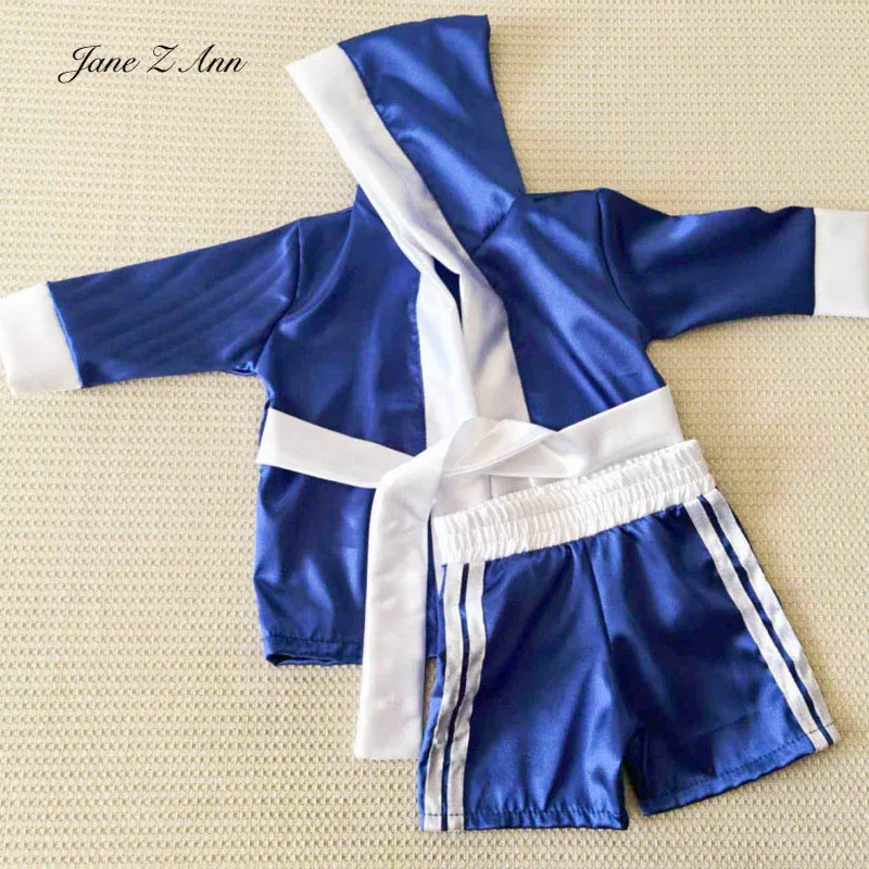 

Newborn Baby Boxing Robe Photography Clothing sports King Photo Theme Studio outfits 4 colors