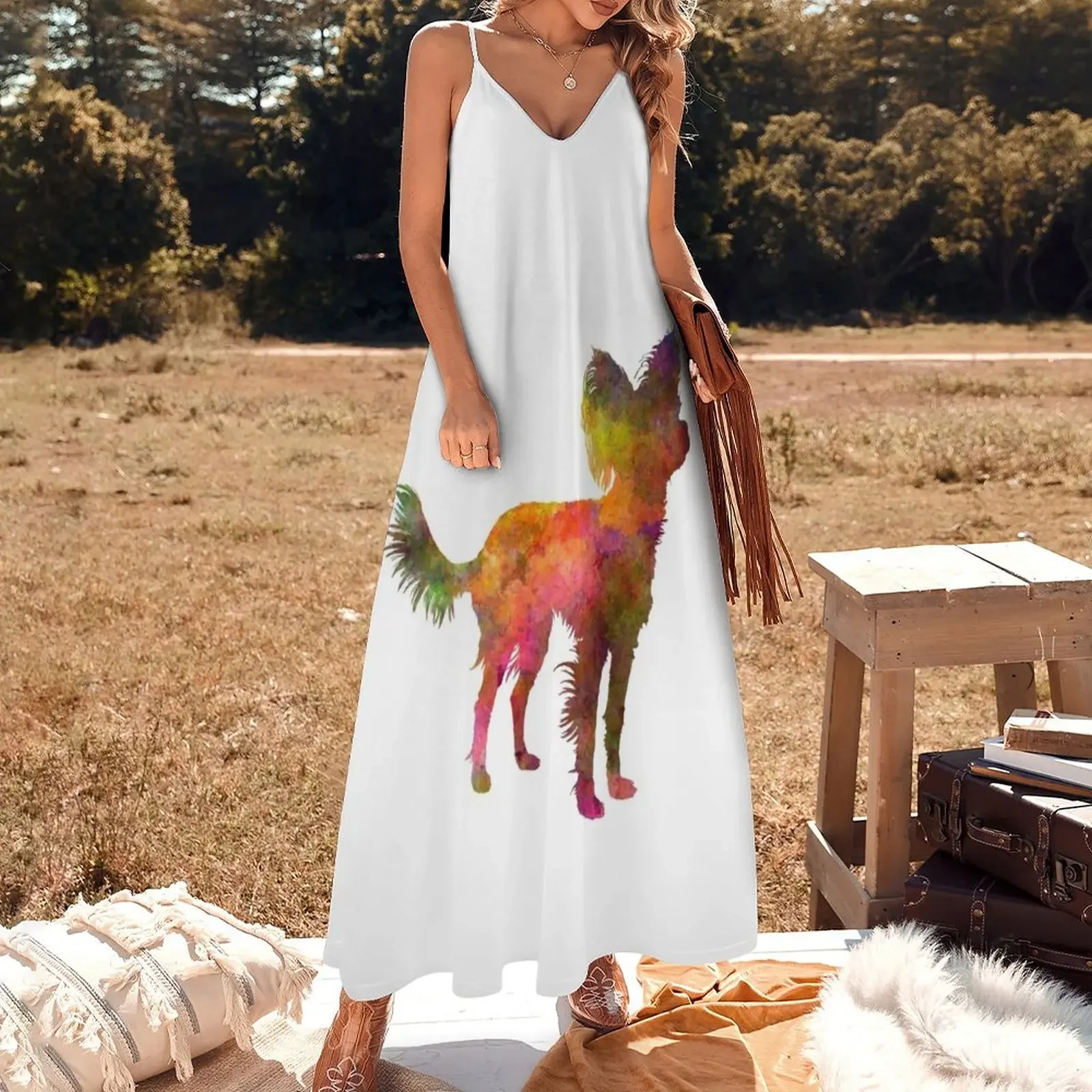 Russian Toy 02 in watercolor Sleeveless Dress dresses for special events summer woman dress 2025 luxury evening dresses 2025