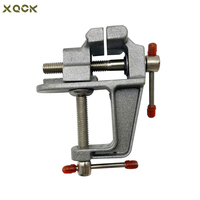Mini Aluminum Bench Vise for Jewellery DIY Making Craft Multifunctional Adjustable Table Clamp Durable Jewelry Tools