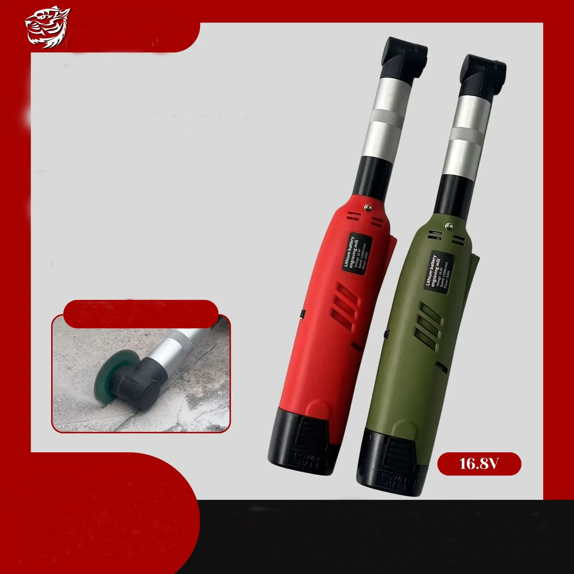 90 Degree Rechargeable Lithium Elbow Electric Grinder, High-power Wireless Grinding, Sewing Polishing Grinding Engraving
