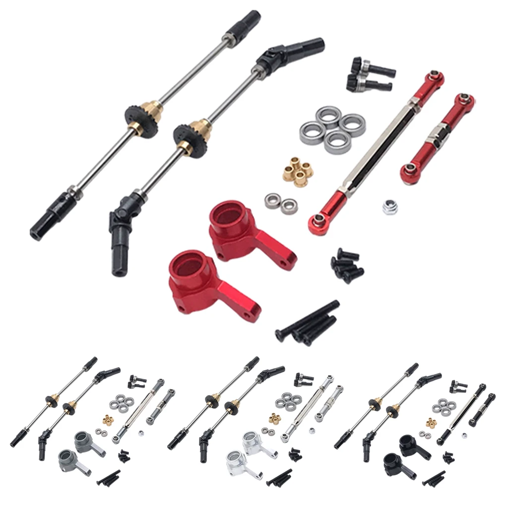 RCGOFOLLOW MN 1/12 D90 D91 D96 99S Remote Control Vehicle Metal Upgrade Differential Front and Rear Axle Assembly Kits