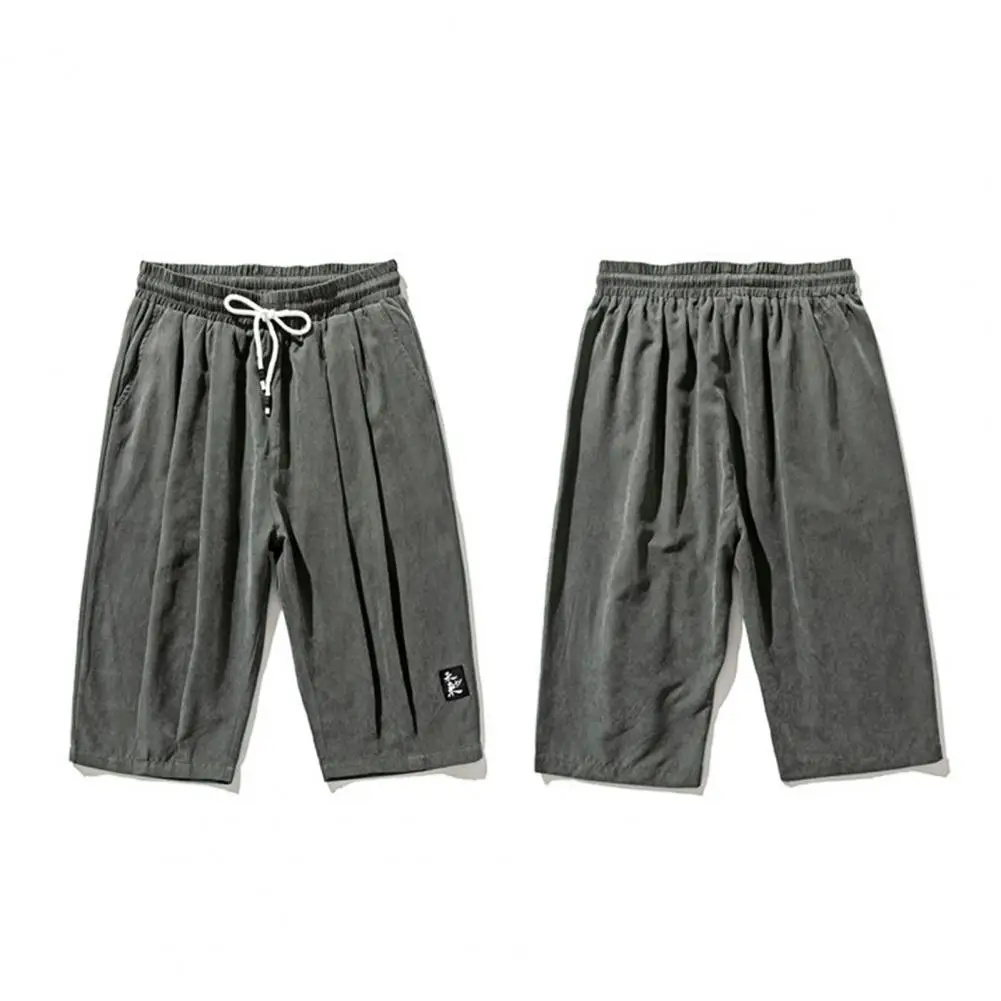 Trendy Casual Pants Mid-rise Anti-pilling Harem Pants Summer Calf-Length Harem Pants