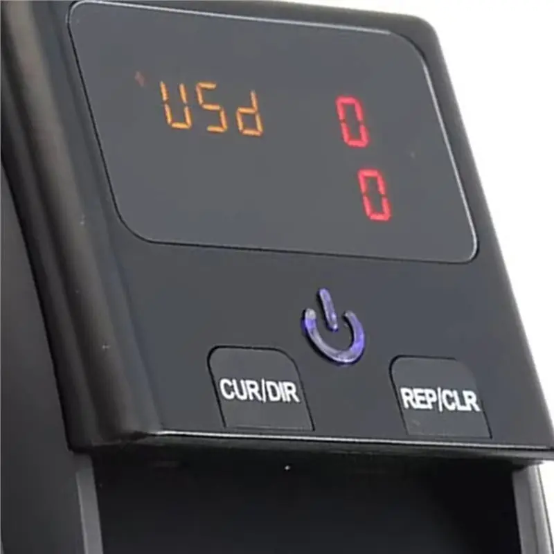 Bill Detector Money Counter Automatic For EURO EU Plug Detection By UV MG IR Image Paper Size Thickness