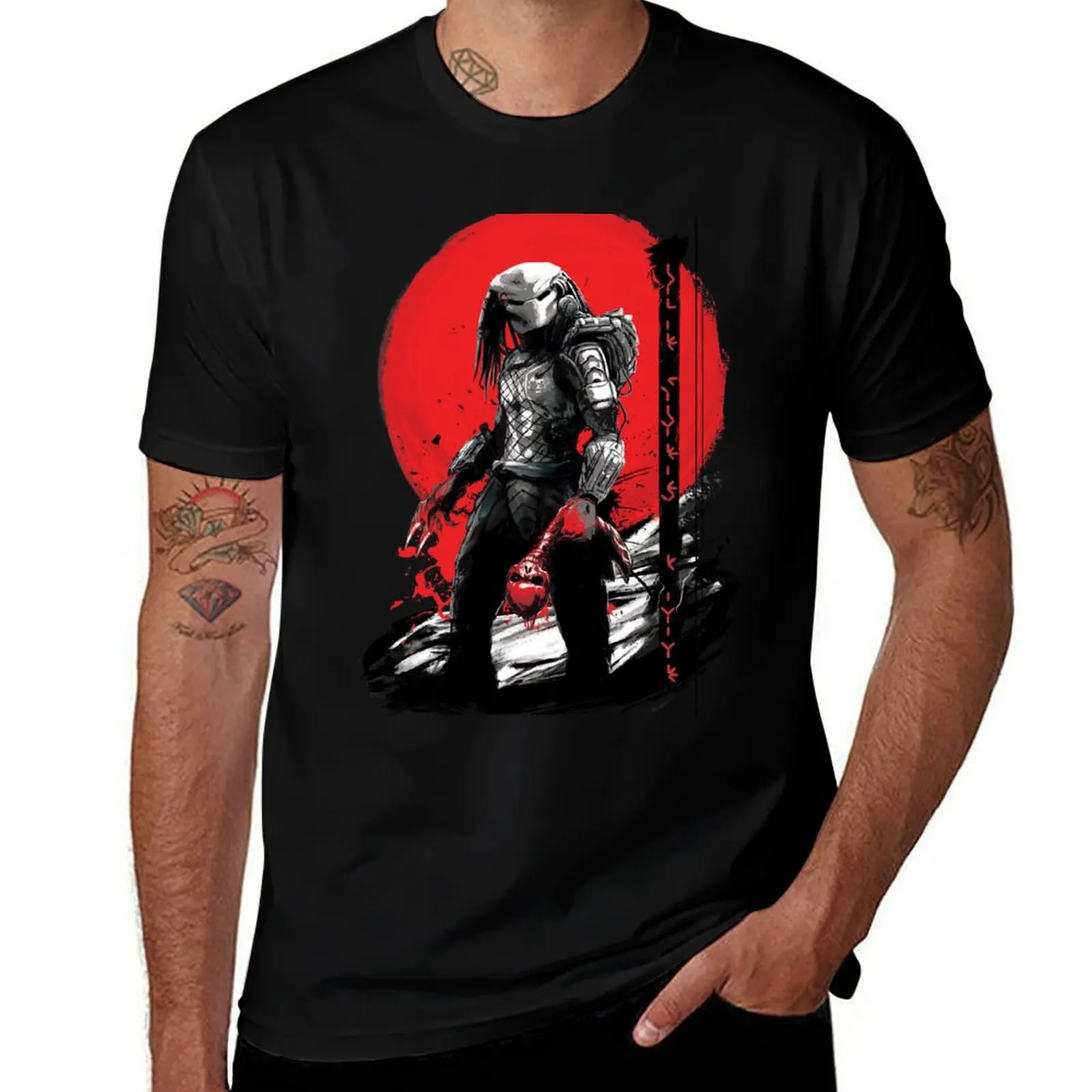 

Hunter's Moon- Predator T-Shirt quick drying blanks Luxury man customizeds compression shirt men