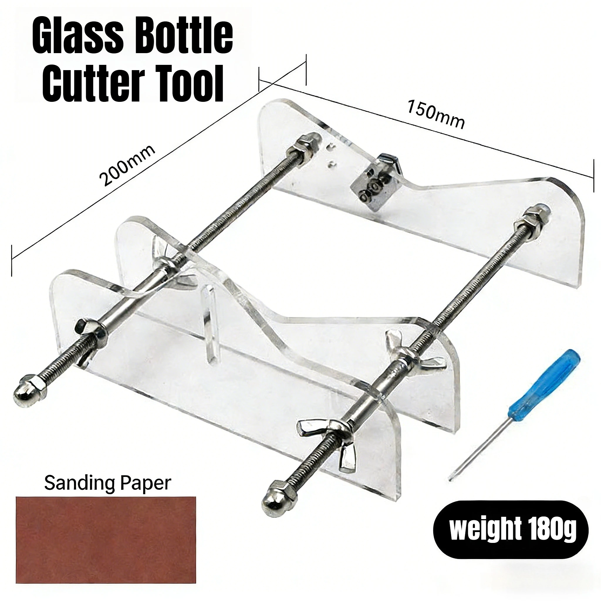 

Glass Bottle Cutter Tool Professional Adjustable For Wine Beer Liquor Whiskey Champagne DIY Cut Tools
