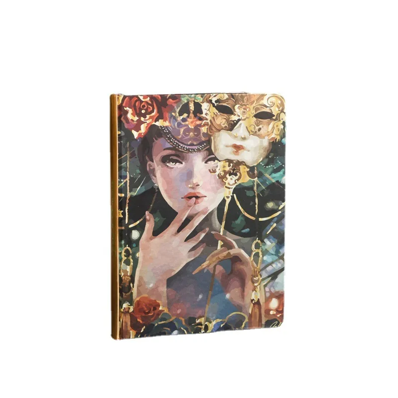 Kreative trendige Ölgemälde Abdeckung Hard Shell Hardcover Notebook Student Ins Notebook Explosive Tagebuch