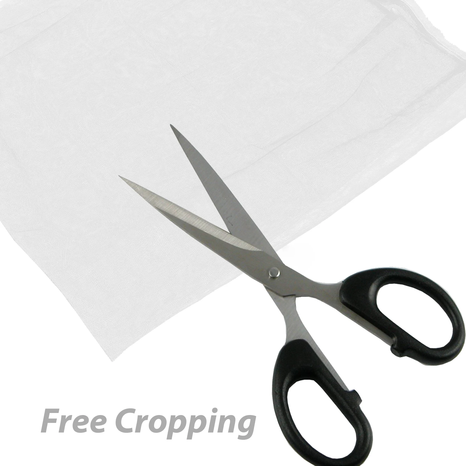 

4 PCS Anti-Mosquito Screen Window Net Premium Netting Detachable White Nylon Office