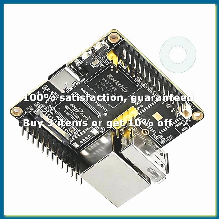 Ultra RK3506B 8GB EMMC OnBoard, No WiFi6, No PoE with Audio and Display Port High-Performance Computing Module-DT30