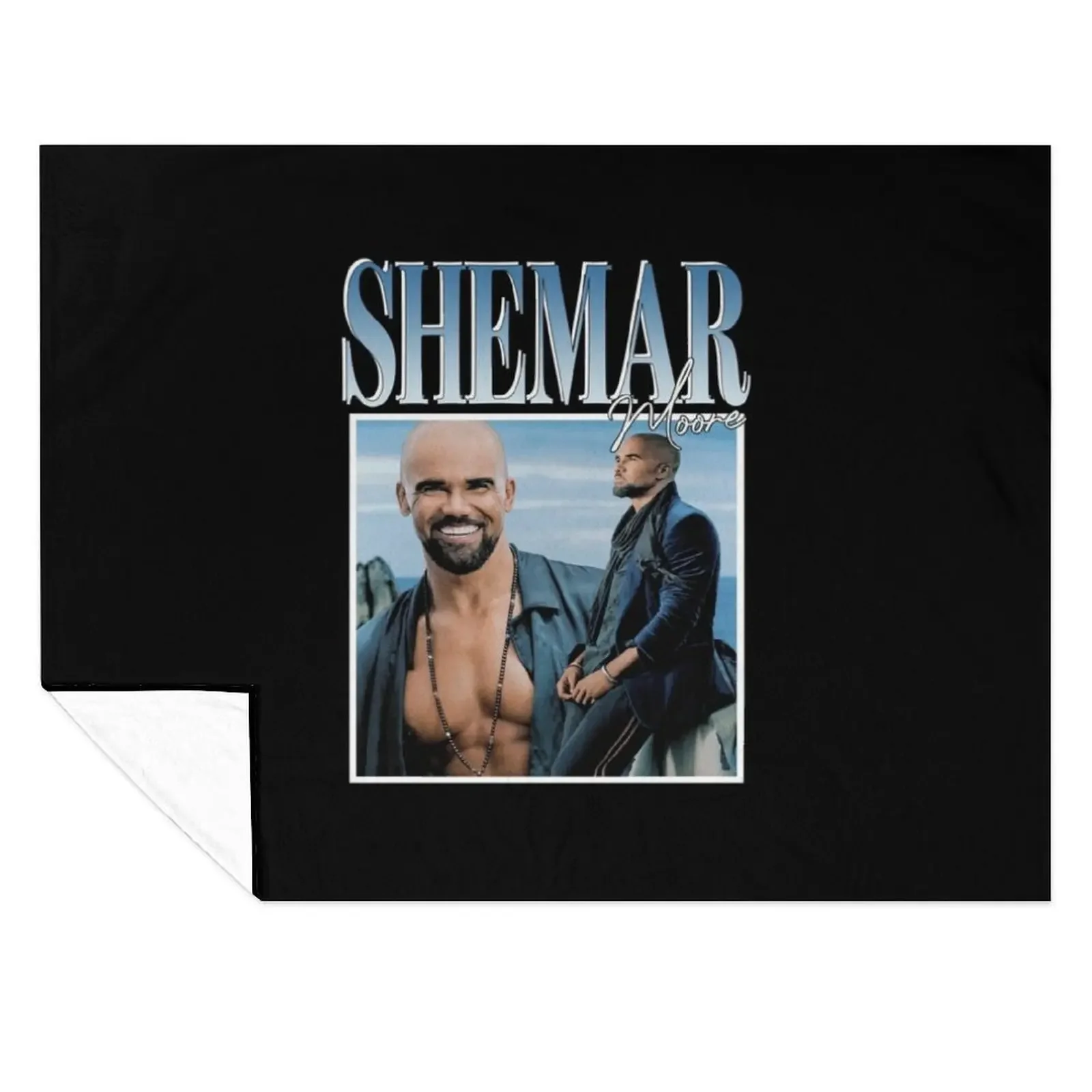 

Shemar Moore Throw Blanket Luxury Designer Baby Summer Beddings Flannel Fabric Blankets