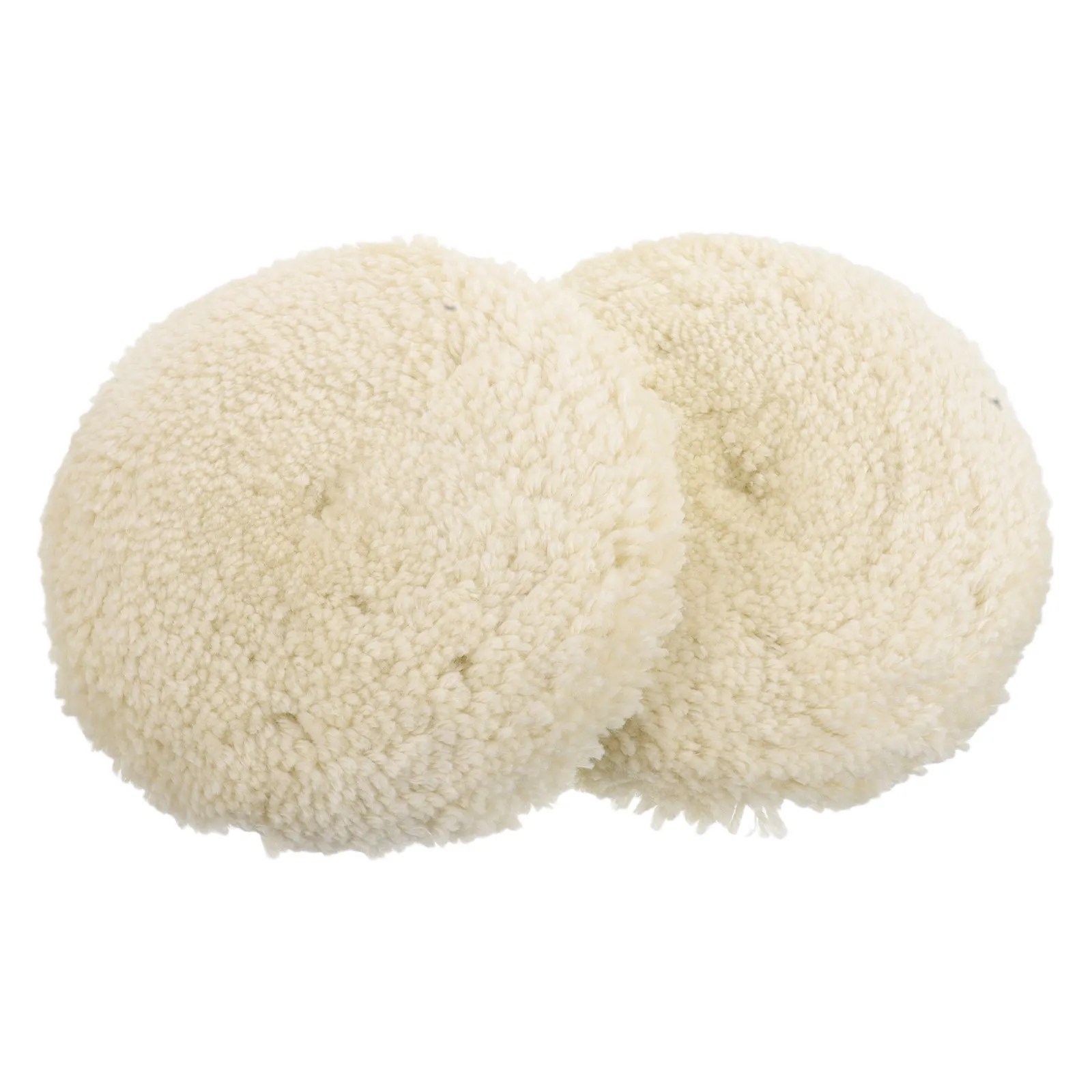2Pcs Wool Buffing Pad Polishing Wheel for Car Paint Correction Buffing Waxing Auto Detailing Large Diameter Scratch-Free Finish
