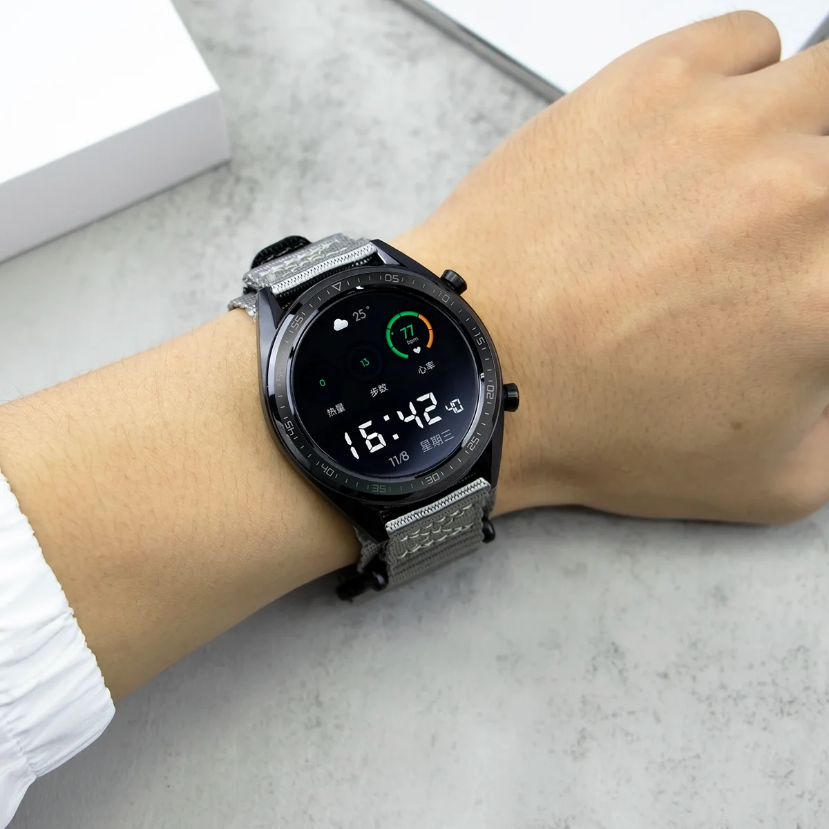 サムスンギャラクシーウォッチ3用ナイロンストラップ,gear s3 Active 2, 40mm, 44mm,huaweiウォッチ用のスポーツバンド,究極のgt4ブレスレット,22mm