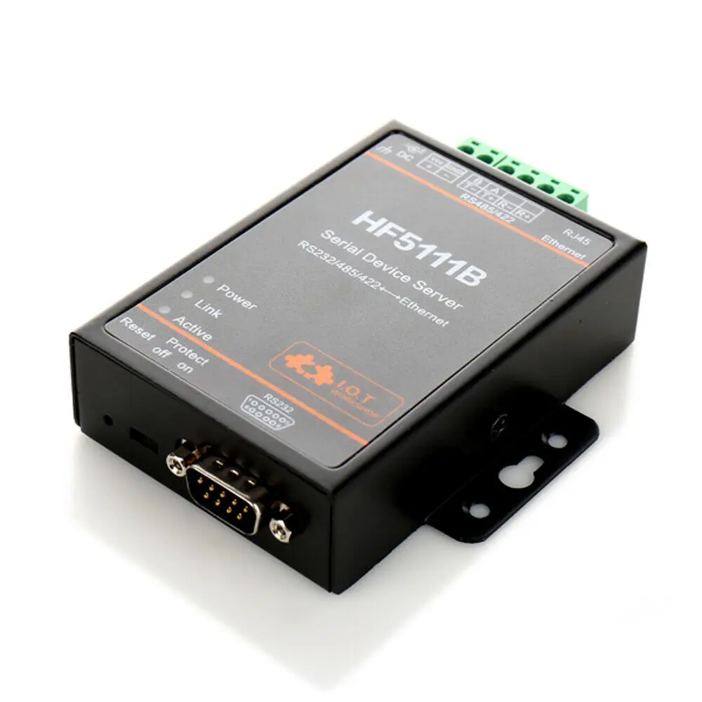 Hf5111b Seriële Server Apparaat Rs232/Rs485/Rs422 Naar Ethernet Converter Dtu Module