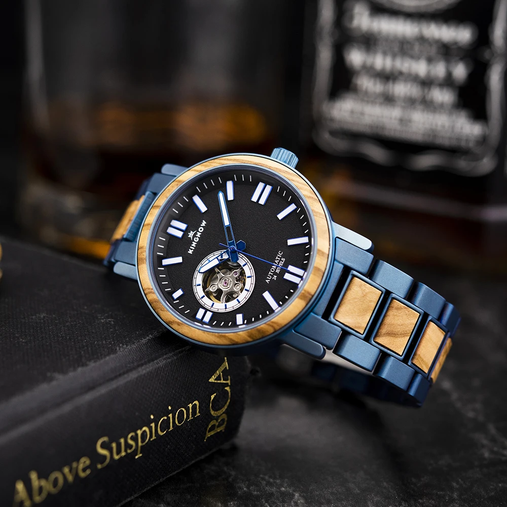 

Clearance Price Wooden Men's Mechanical Watch Top Luxury Japanese Movement Limited Quantity Man Wristwatch Gift Dropshipping