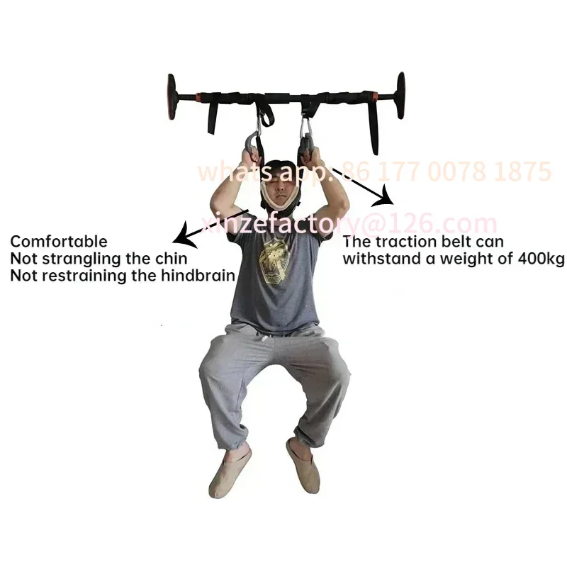 Customizable Exercise Stretcher Horizontal Bar Hook Type Household Sling Neck Massager Nursing Rehabilitation Cervical