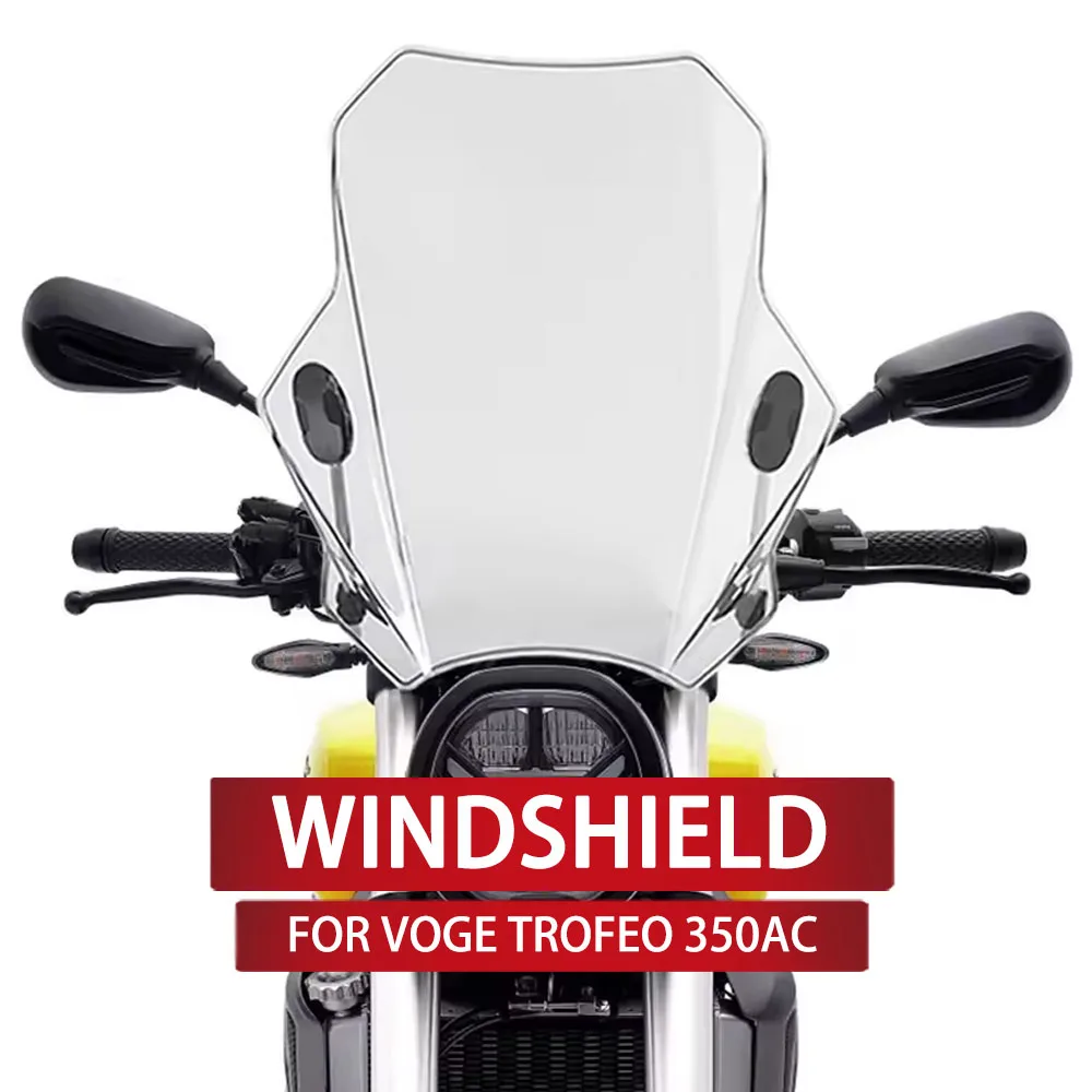 

For VOGE TROFEO 350 500 AC TROFEO 350AC Universal Motorcycle Windscreen Windshield Covers Screen Smoke Lens Motorbikes Deflector