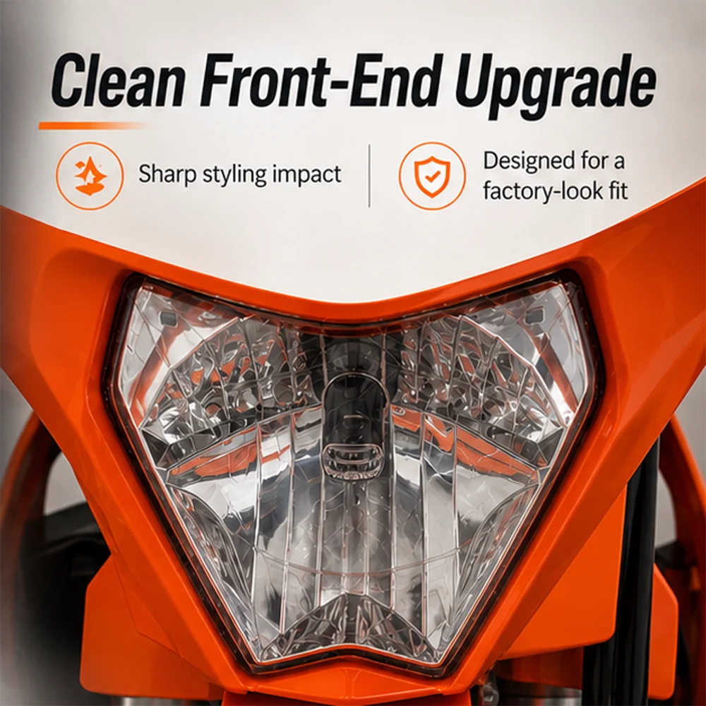 New For KTM EXC EXCF XC XCW SX SXF 125 - 500 2024 2025 2026 Enduro Motorcycle Accessories Headlight Headlamp Head Light Lamp - view 2