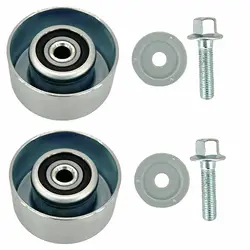 16620-31031 Pully Idler 2 Pack Kit for Toyota Lexus 2008-2017 Drive Belt Tensioner Pulley for Toyota Crown Saloon 0187-GSU45