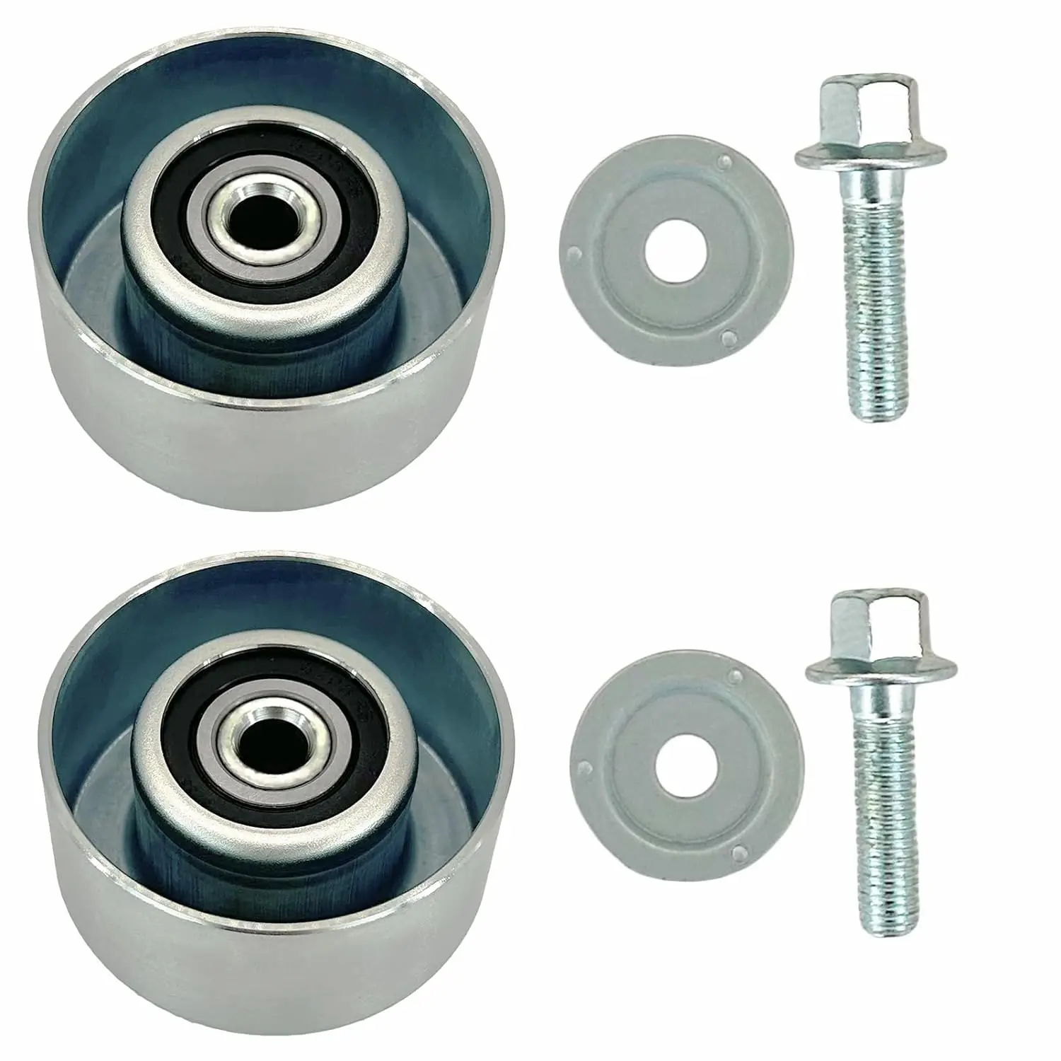 16620-31031 Pully Idler 2 Pack Kit for Toyota Lexus 2008-2017 Drive Belt Tensioner Pulley for Toyota Crown Saloon 0187-GSU45