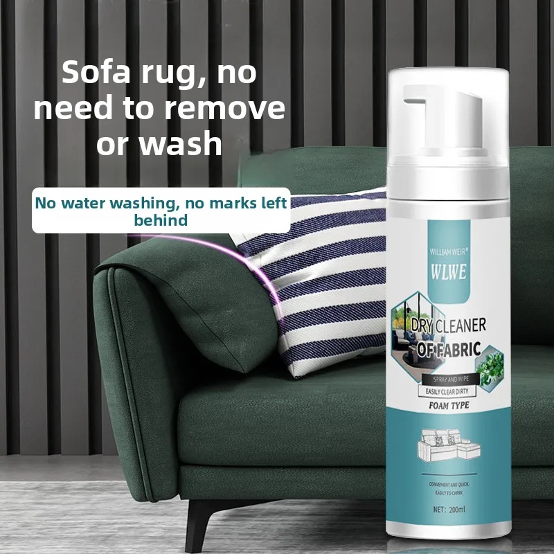 Fabric sofa cleaning wonder, foam mattress stain remover, water-free carpet dry cleaner, stubborn stain remover