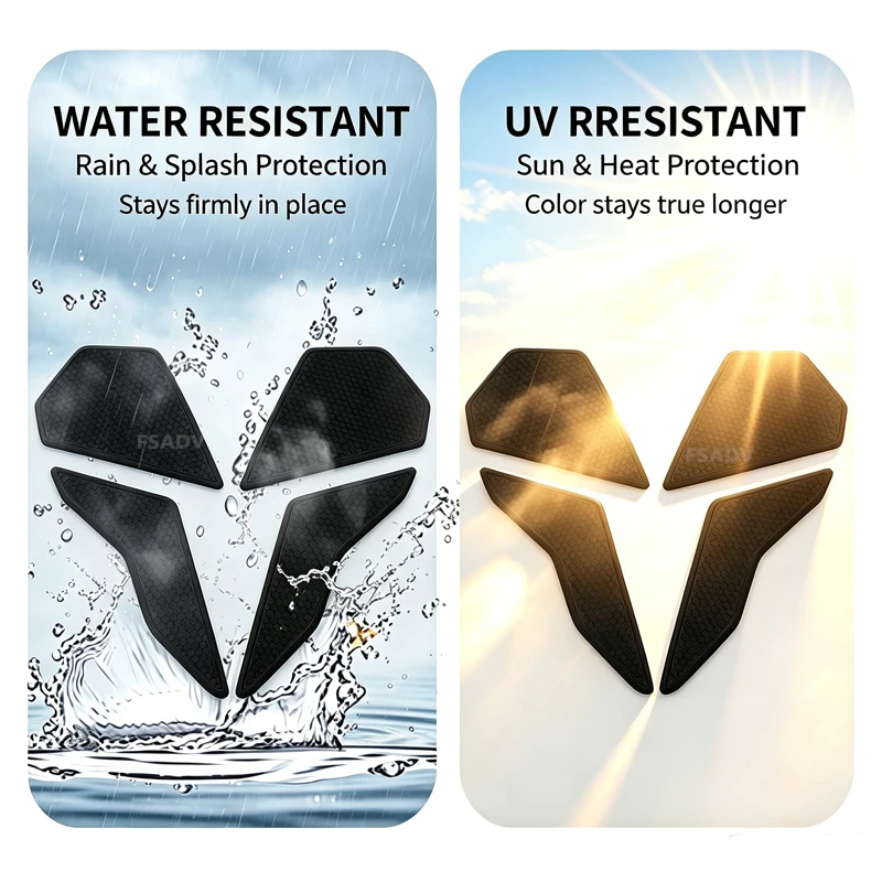 For Yamaha Tenere 700 World Raid Tenere700 T700 XTZ 700 2026 Fuel Tank pad Sticker Waterproof Rubber Sticker Anti-Slip Side