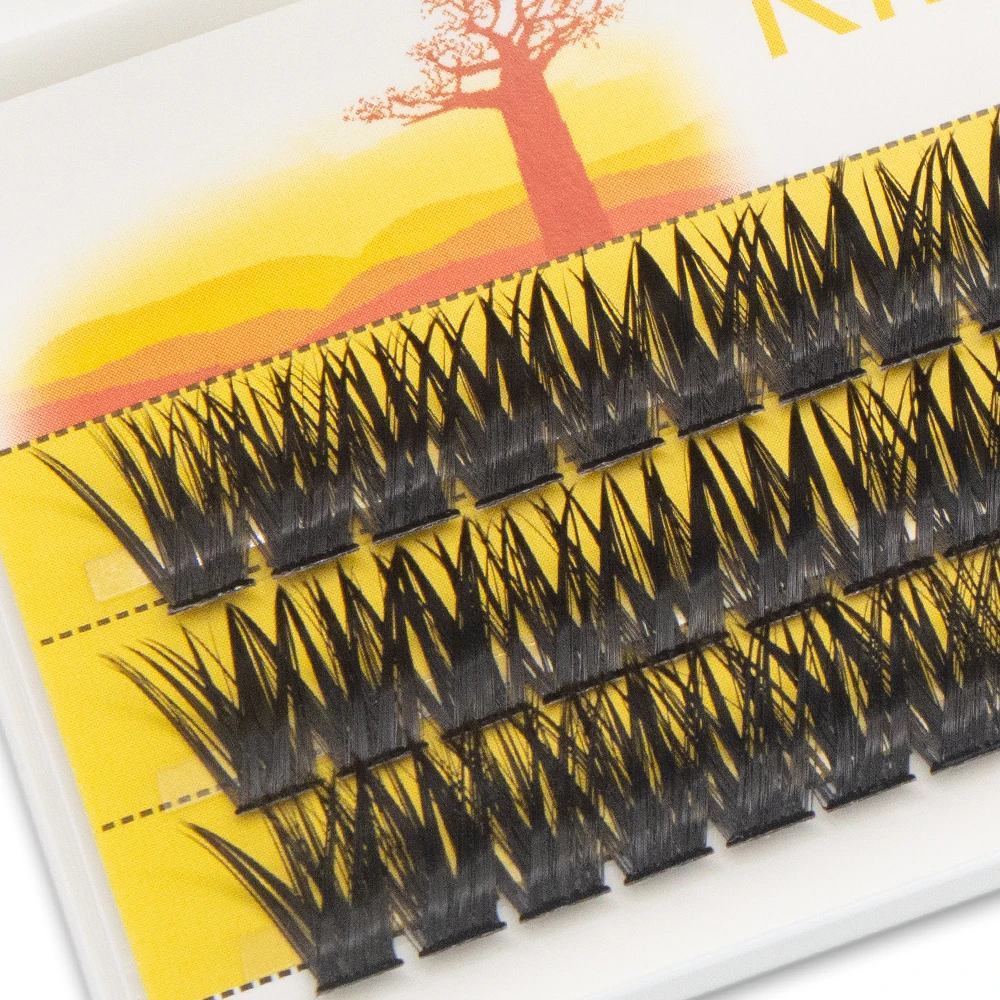 キムチ 100D 3D ブラントチップつけまつげ ふんわり&ナチュラルなボリュームまつげ ソフトな日常使いつけまつげ デイリーグラムメイクツール