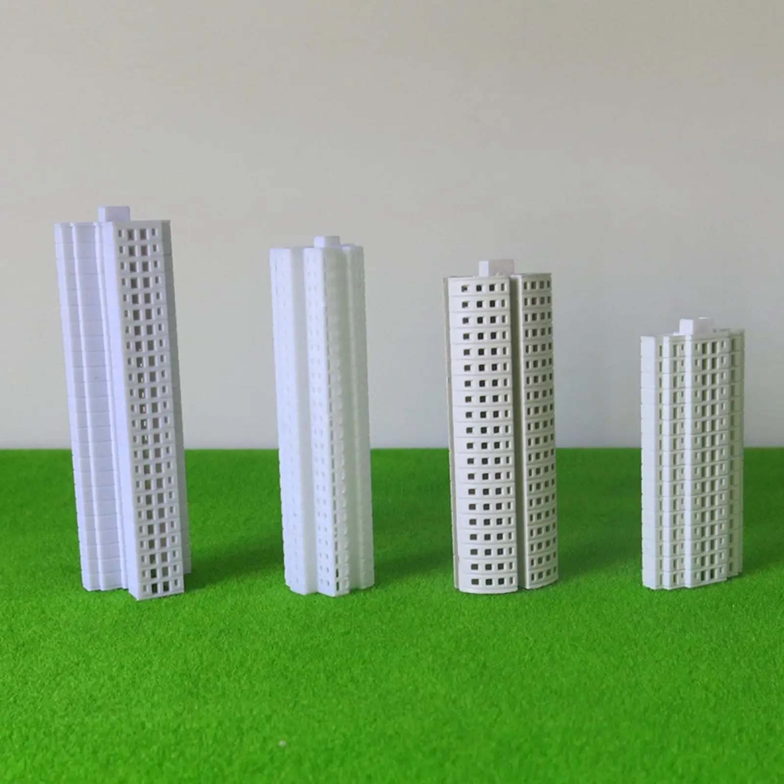 DIY-gebouwen Layout Schaal 1 800 ABS Moderne miniatuurgebouwmodelkit voor modeltrein Landschapsarchitectuur Diorama