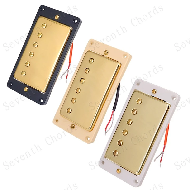 1 Paar Goldene Doppelspulen-Elektrogitarren-Tonabnehmer, Gitarrenzubehör, Teile für Musikinstrumente, Humbucker-Gitarren-Tonabnehmer – Detail 1