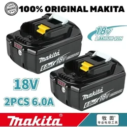 Makita original 18V 6Ah/5Ah/3Ah/2Ah battery BL1860B BL1850B BL1830B BL1820B, used to replace Makita 18V power tool battery