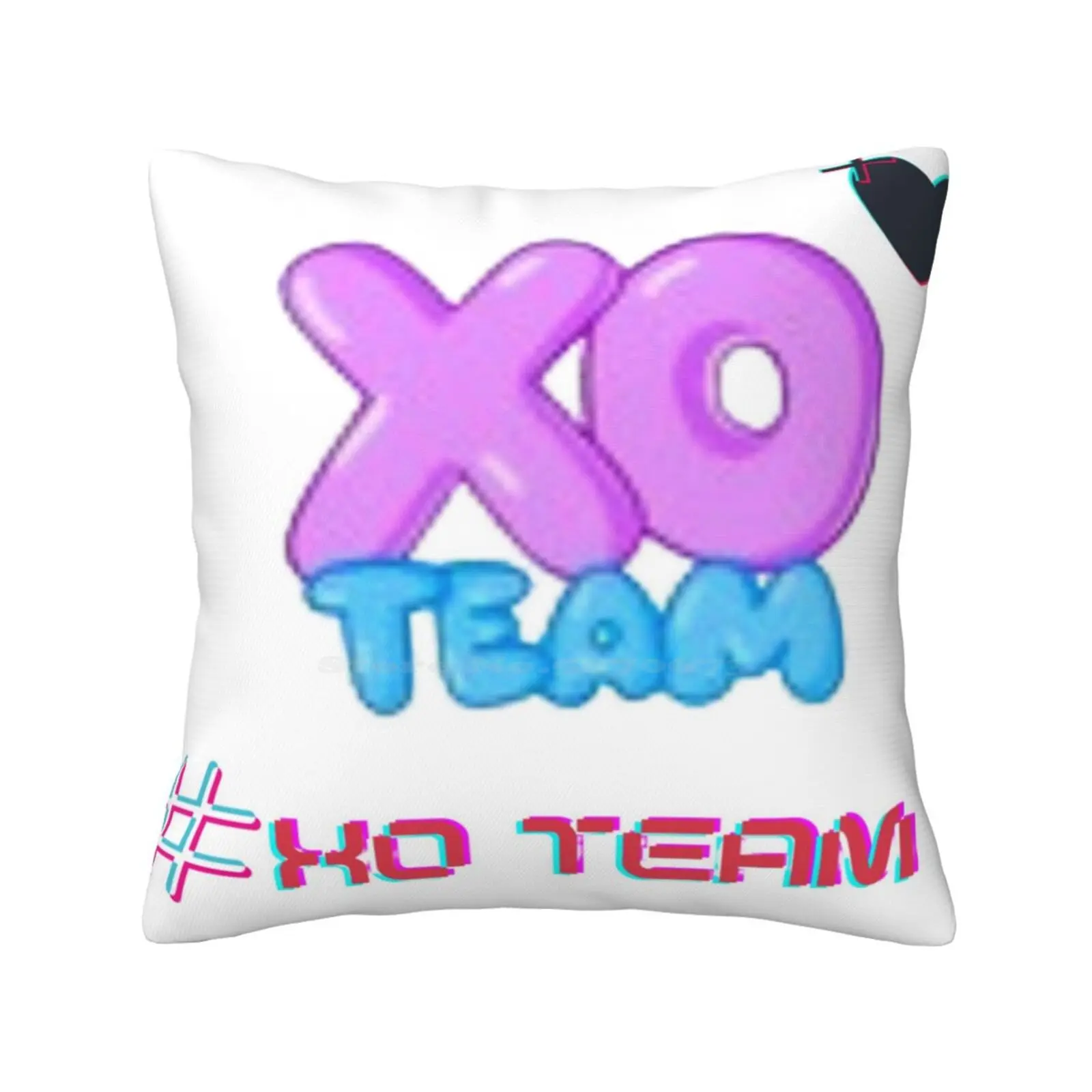 Xoteam T Shirt Stikcers Soft Comfortable Pillowcase Xo Team Xo Life Xoteam Sticars Xo Team Xo Team Xo Team Kika Kim Kika Kim