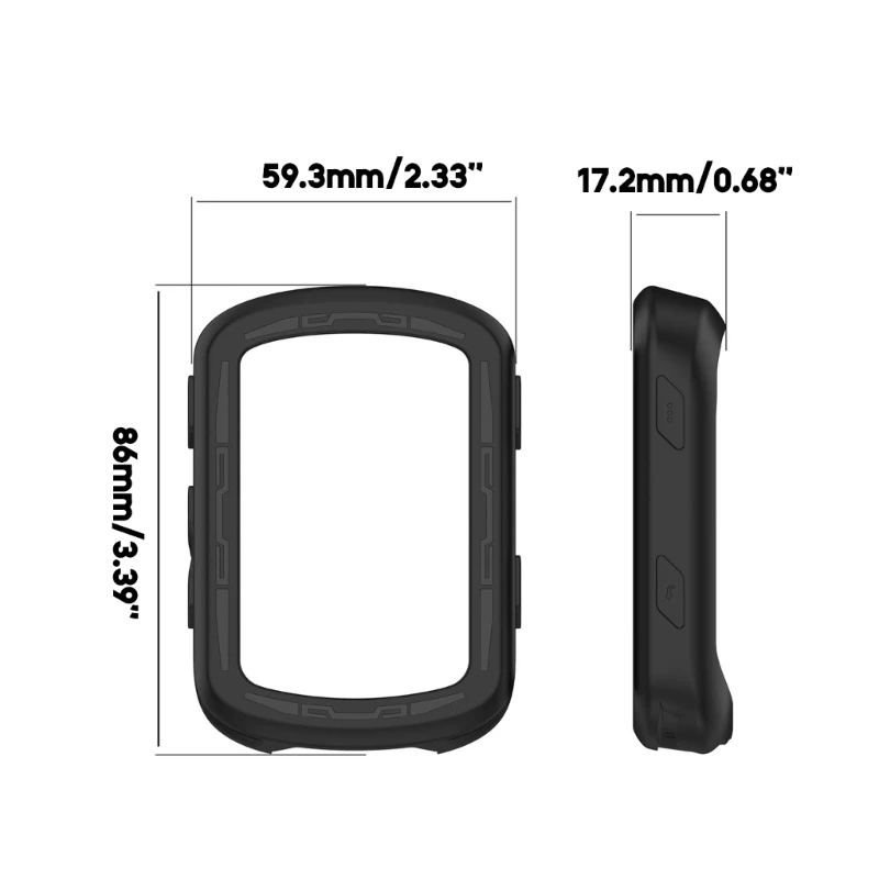 Silicone Case Soft Cover Protector for Edge 840 540 GPS Cycling Computer Sleeve