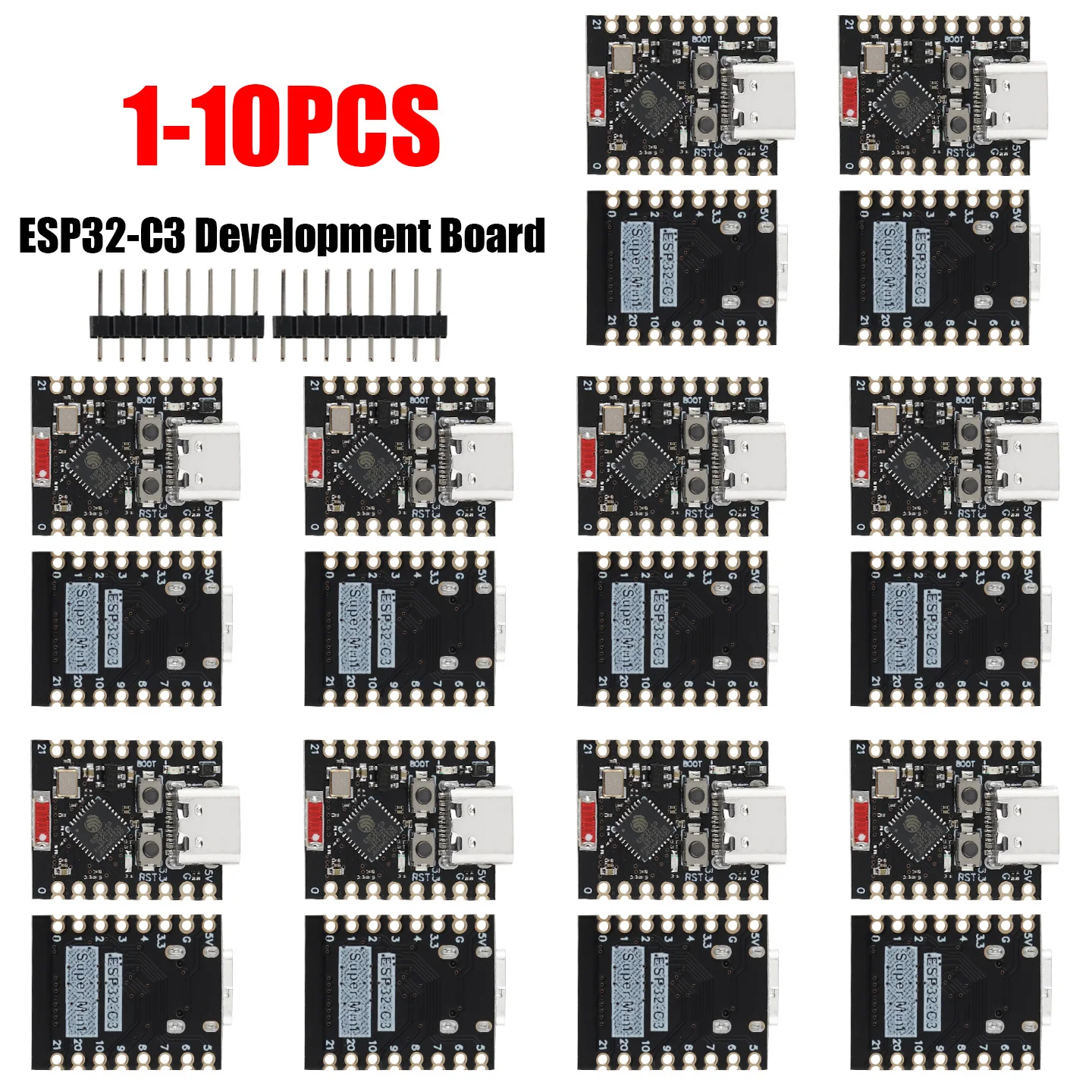 1-10PCS ESP32-C3 Development Board ESP32 SuperMini Development Board ESP32 Development Board WiFi Bluetooth For Arduino XZG