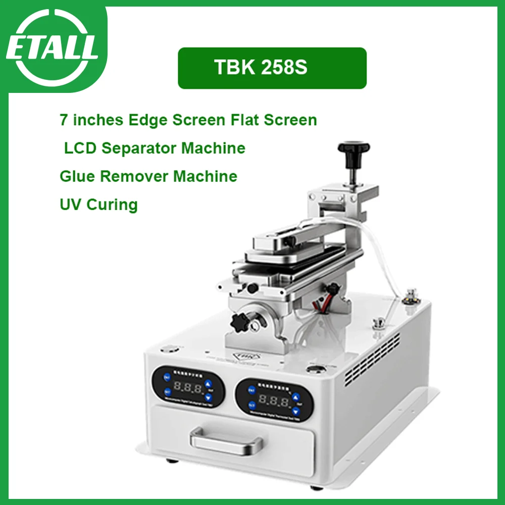 

TBK 258S Multi-function Screen Disassembler Separate LCD Screen UV Curing Light Box Mobile Phone Repair Machine