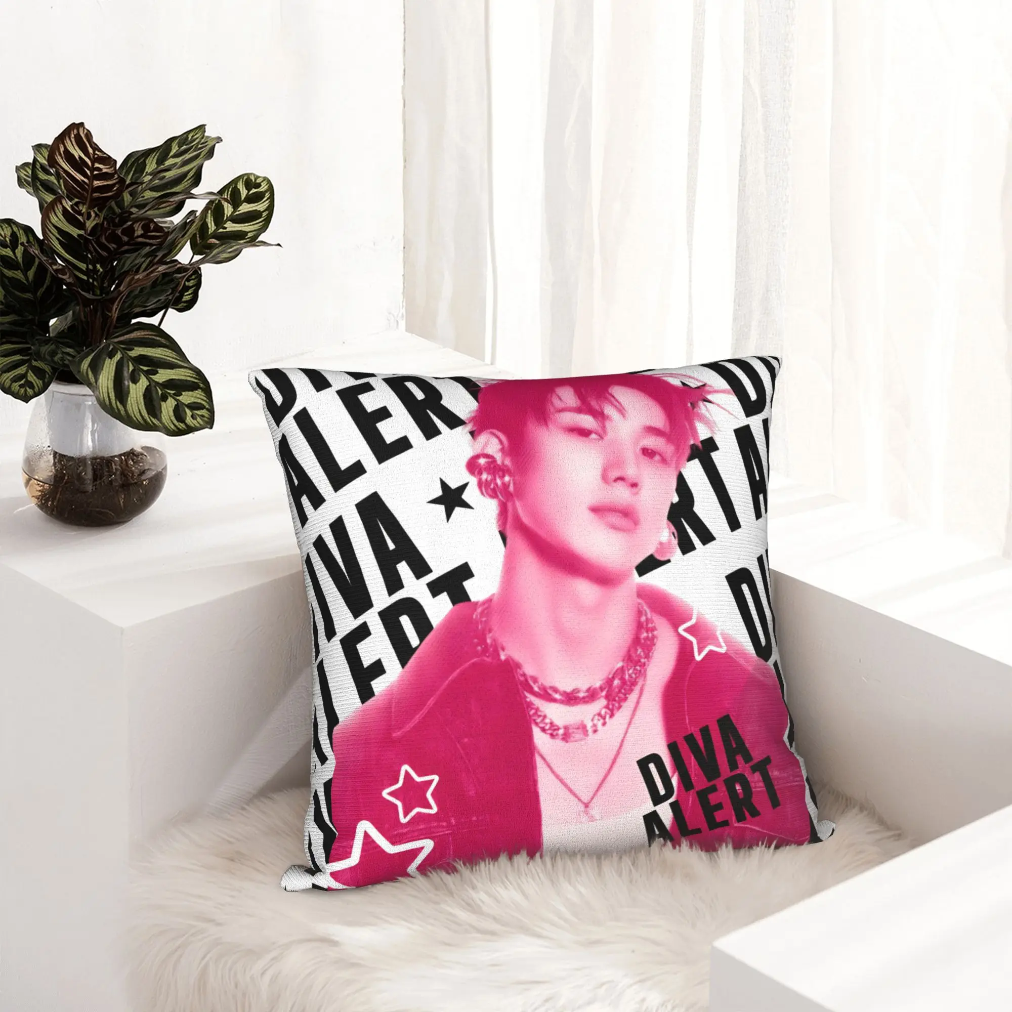 P1Harmony Kpop Group INTAK Pillowcase Printing Polyester Cushion Cover Decorative  Throw Pillow Case Cover Home Zippered 40X40cm