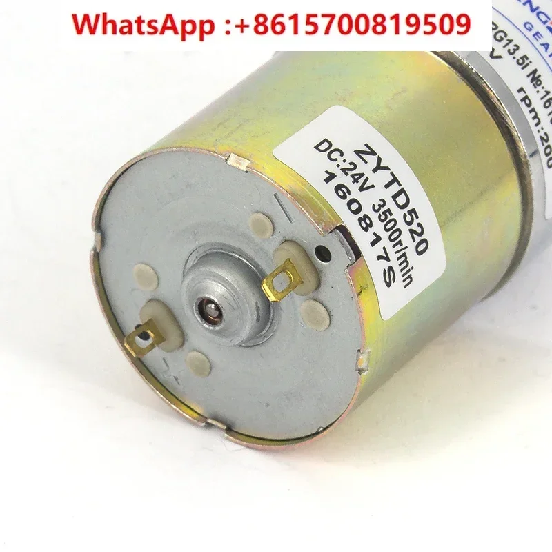 ZGA37RG speed regulating forward and reverse DC reduction motor center shaft 12V 24V