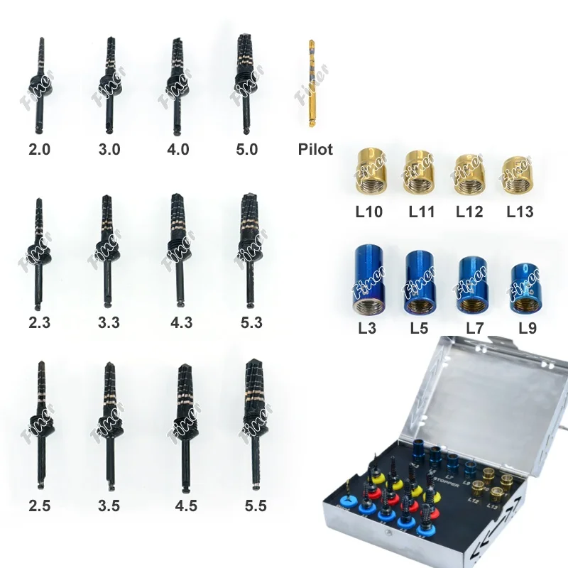 21Pcs Dental Osseod…