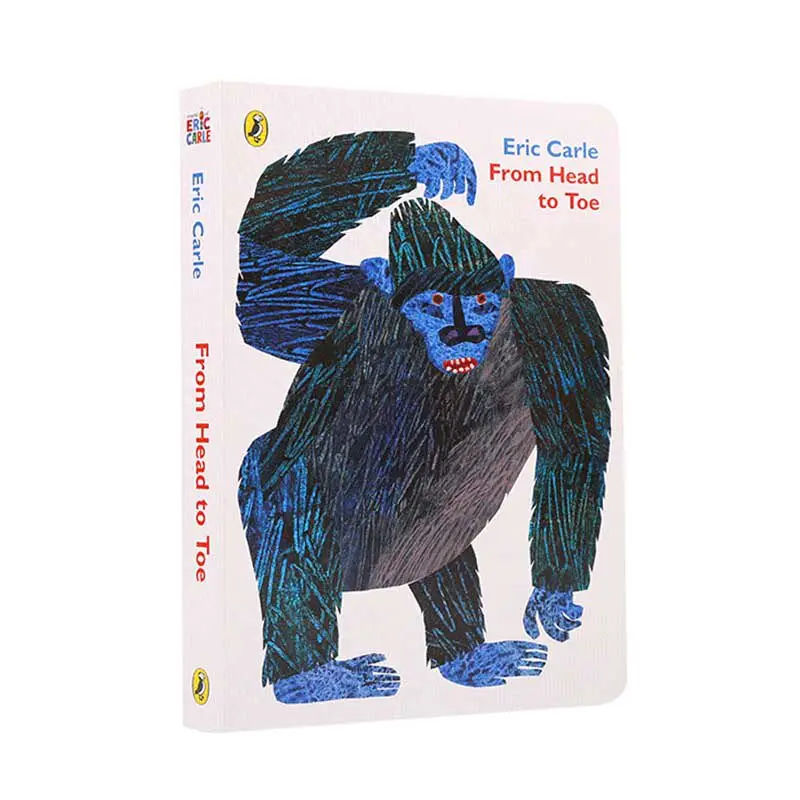 From Head to Toe English Board Book, Toddler Early English Learning, Interactive Learning BookPreschool Teaching Reading Book