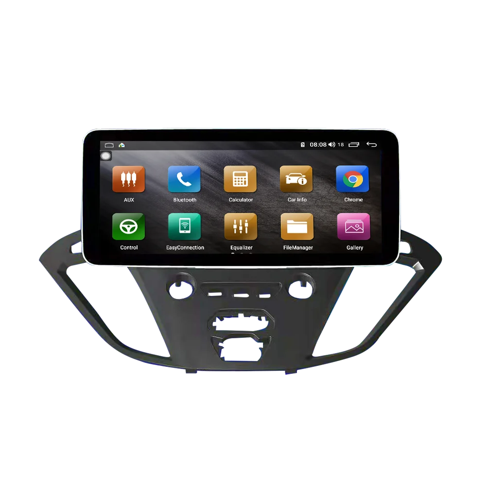 12.3 Inch For Ford Transit Custom 2016 Car Radio In-dash Player Touchscreen Multimedia GPS Navigation In-car Entertainment