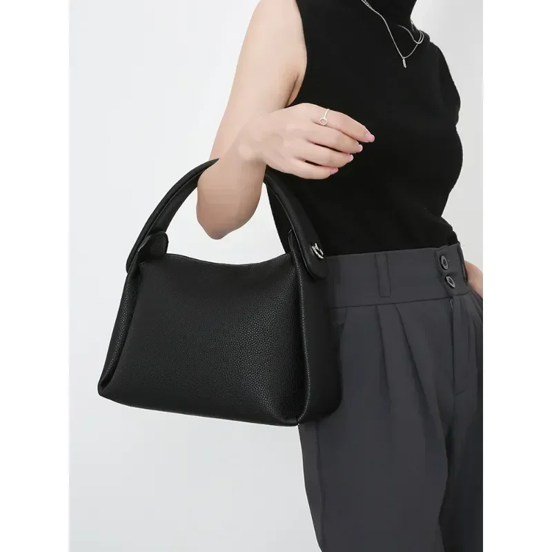 Women Leather Shoulder Bag Soft Handbag Totes Female Elegant Messenger Crossbody Bag Underarm Bag Daybag Purse