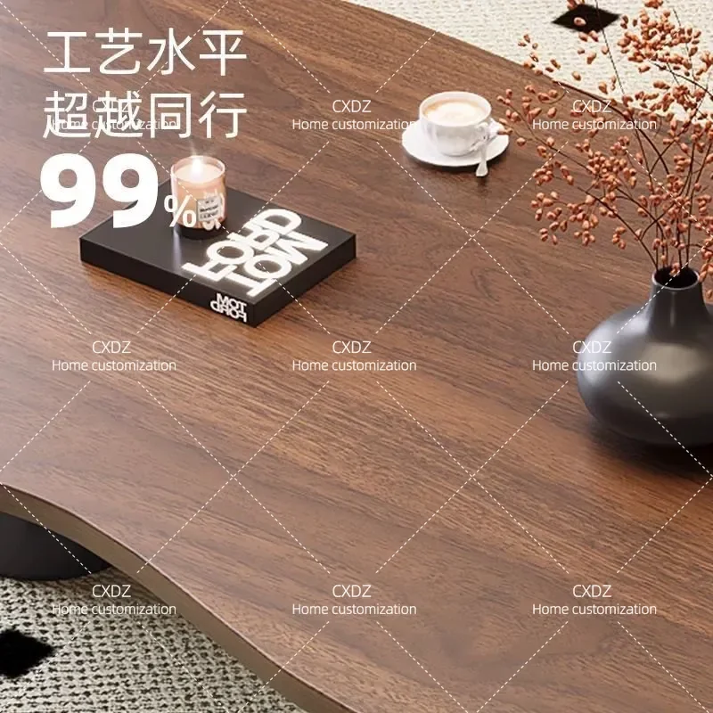 Medieval Style Cloud Coffee Table 2025 New Small Apartment Living Room Household Light Luxury High End Coffee Table