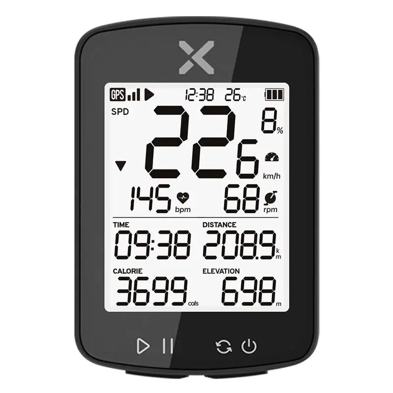 

XOSS G2 PLUS Global Positioning Systems Bike GPS Computer 2.2 Inch LCD Screen Type C Charging Road Wireless Cycling Computer