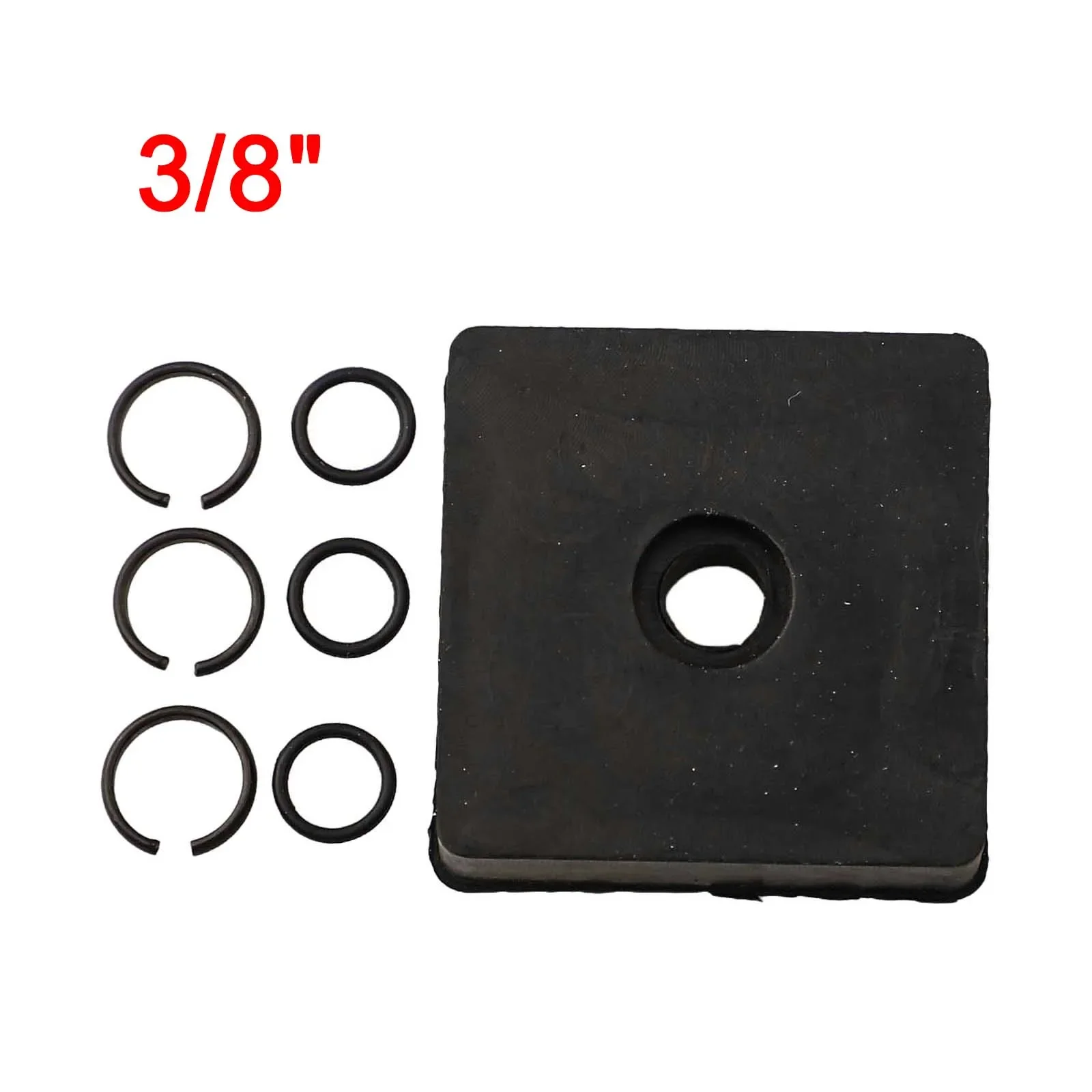 

3Set 3/8inch Retaining Ring Clip With O-Ring Pneumatic Wrench Snap Ring Square Drive Socket Retainer Rings Anvil Install Tool